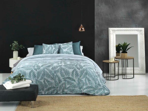Edredón Jacquard Turquesa K91 Textils Mora