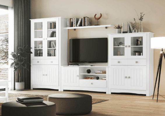 Mueble Salón Blanco Mediterráneo - Artisa