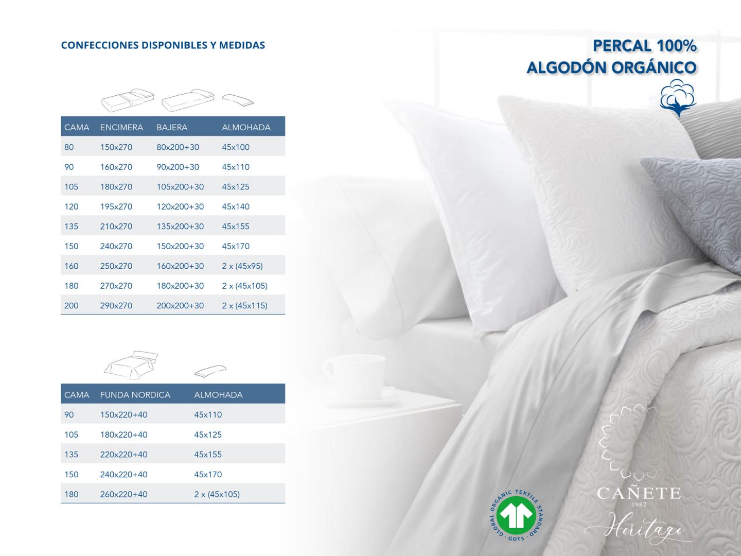 Sábanas Algodón Organico C.egeo - Imagen 4