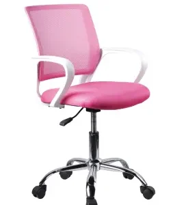 Silla de oficina ergonómica con ruedas, tapizada en textil resistente y confortable, diseñada para trabajar con comodidad y estilo en cualquier espacio de trabajo.