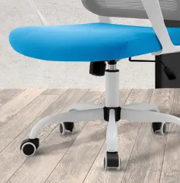Silla de oficina ergonómica con ruedas, tapizada en textil resistente y confortable, diseñada para trabajar con comodidad y estilo en cualquier espacio de trabajo.