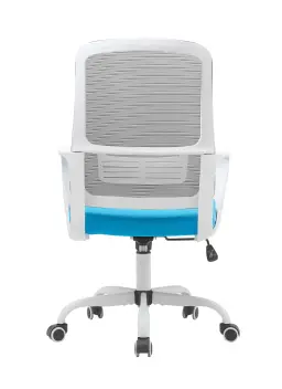 Silla de oficina ergonómica con ruedas, tapizada en textil resistente y confortable, diseñada para trabajar con comodidad y estilo en cualquier espacio de trabajo.