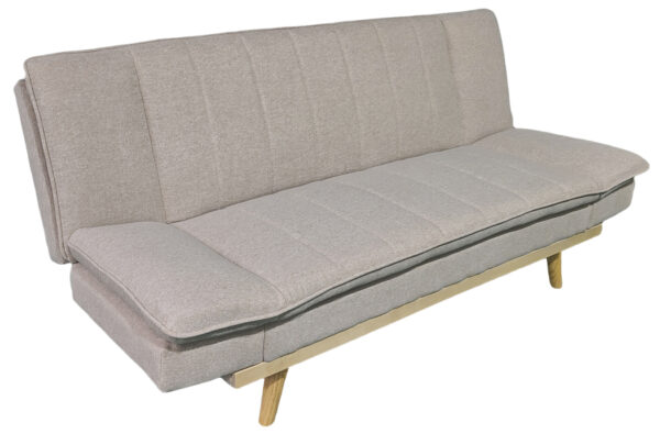 Sofá cama moderno de Artisa disponible en beige, gris y amarillo, con diseño actual y líneas elegantes ideal para salones contemporáneos.