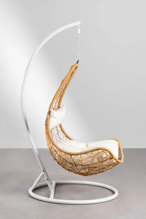 Completa tu zona chillout con el Sillón Colgante de Jardín con Cojín
