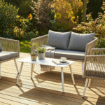 Conjunto de jardín en oferta en Artisa, muebles de exterior cómodos y elegantes para terraza o jardín con precios especiales.