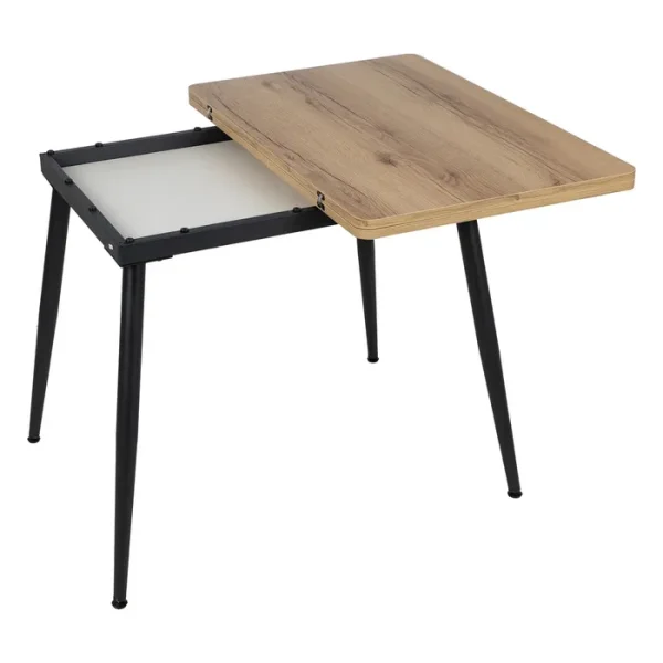 Sumérgete en la funcionalidad y ahorro con nuestra mesa extensible: diseño económico en 3 atractivos colores.