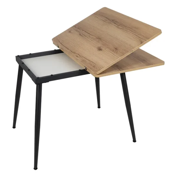 Sumérgete en la funcionalidad y ahorro con nuestra mesa extensible: diseño económico en 3 atractivos colores.