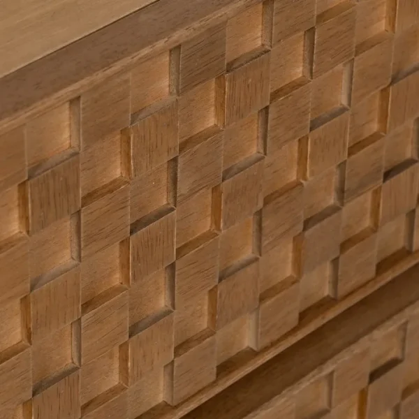 Añade un toque moderno a tu dormitorio con nuestra mesita de noche: madera DM, pata metálica y la opción de 1 o 2 cajones.