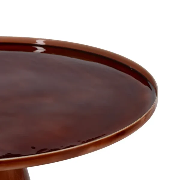 Set de mesa de centro de Artisa con diseño elegante, estructura de metal y acabado en piedra natural.