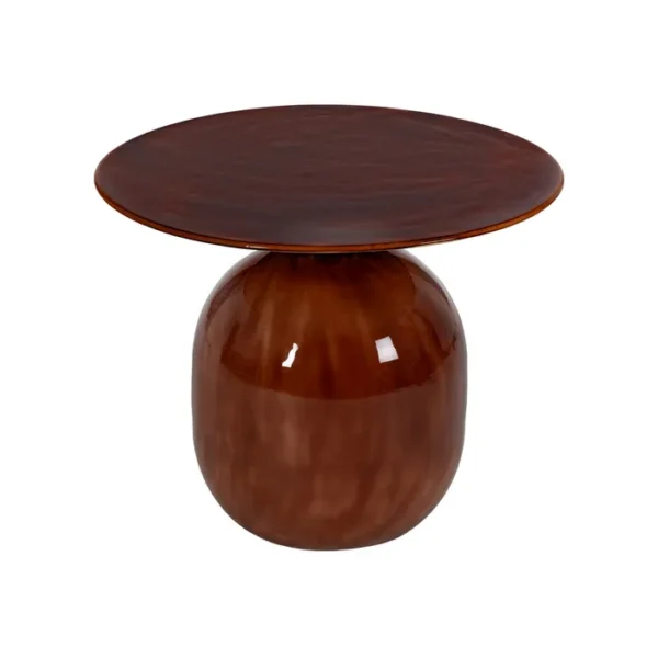 Set de mesa de centro de Artisa con diseño elegante, estructura de metal y acabado en piedra natural.