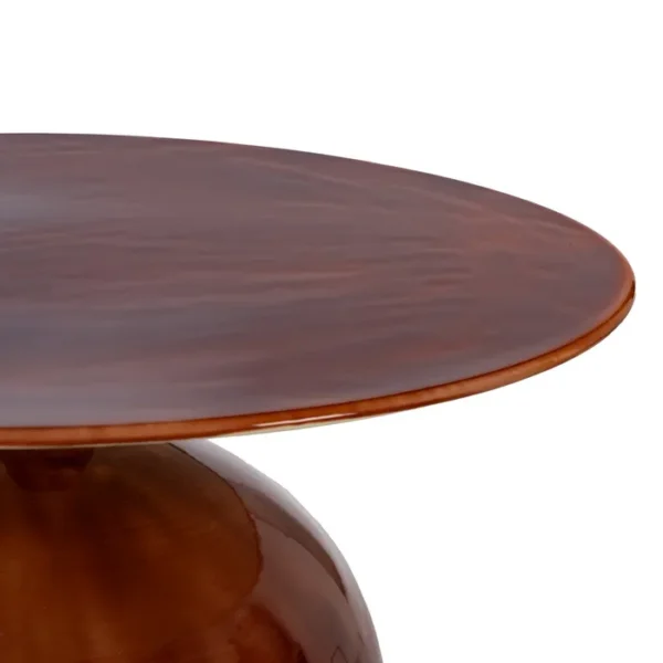 Set de mesa de centro de Artisa con diseño elegante, estructura de metal y acabado en piedra natural.