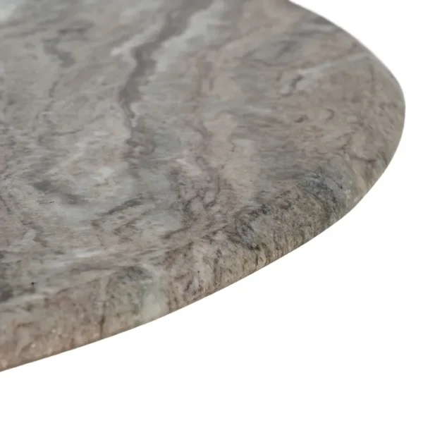 Set de mesa de centro de Artisa con diseño elegante, estructura de metal y acabado en piedra natural.