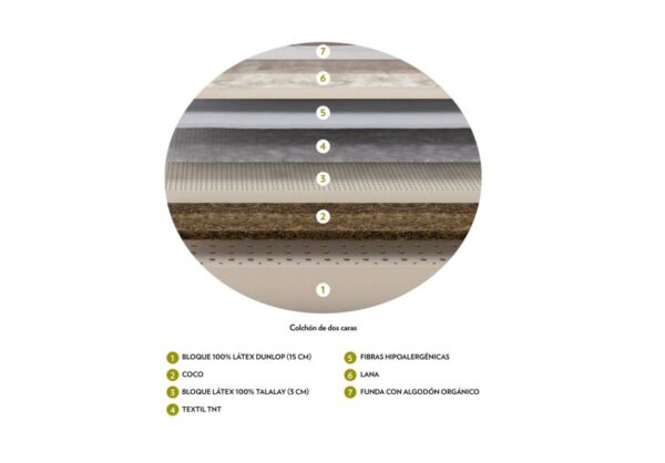 Colchón Flex Natur Talalay - Imagen 2