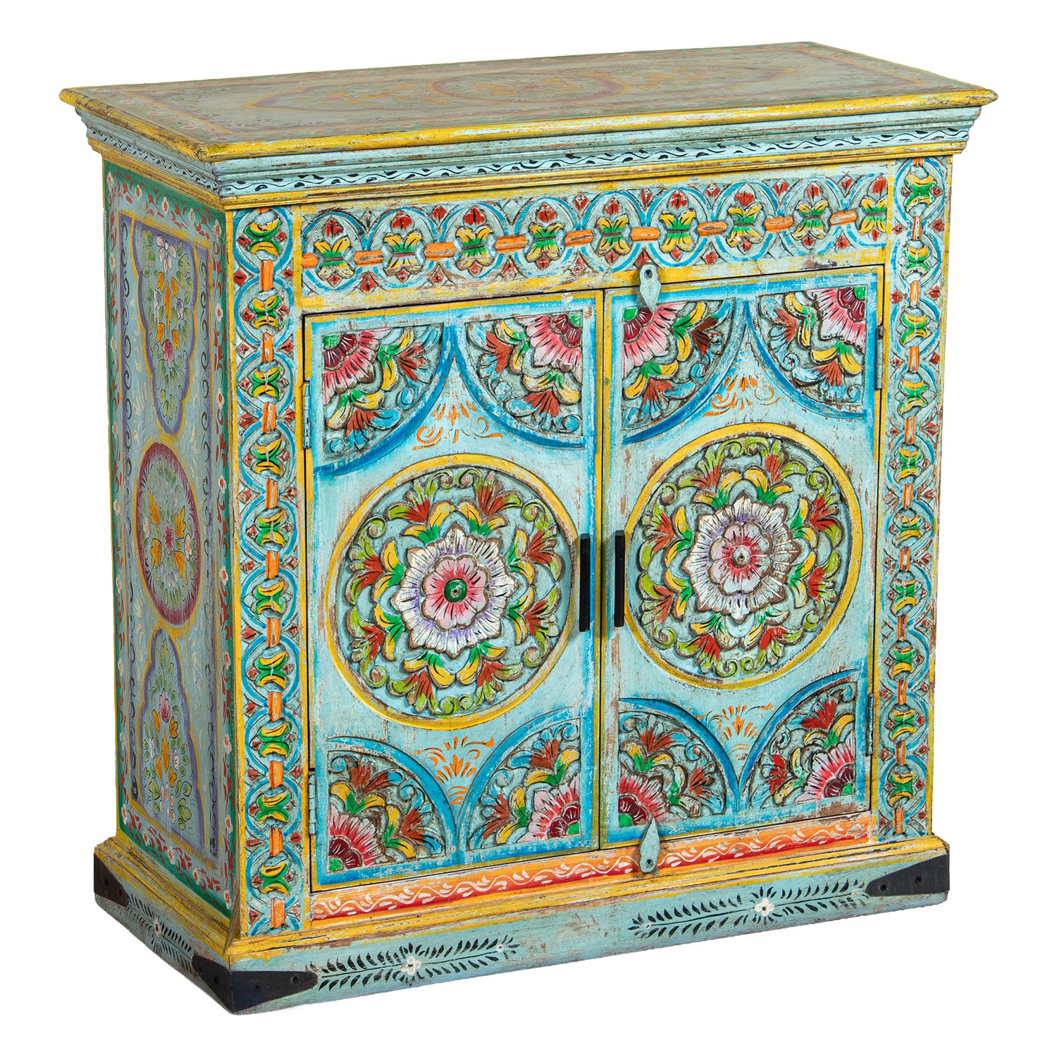 Mueble consola recibidor multicolor exclusivo en Artisa