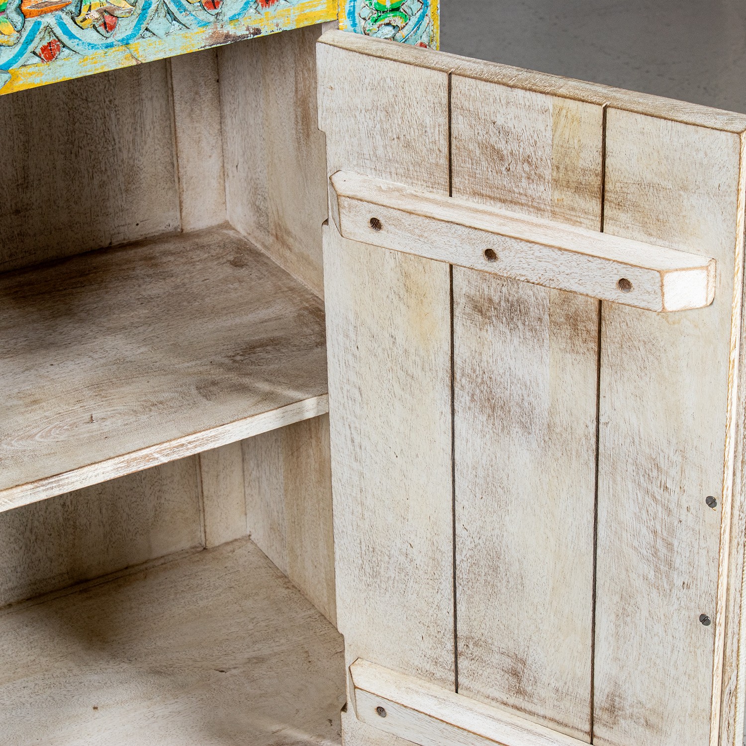 Mueble consola recibidor multicolor exclusivo en Artisa