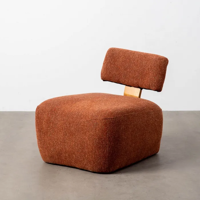 SILLÓN JASPEADO TEJA 60 X 72 X 64,50 CM - Imagen 3