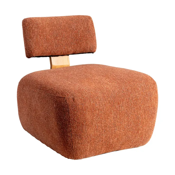 SILLÓN JASPEADO TEJA 60 X 72 X 64,50 CM - Imagen 4