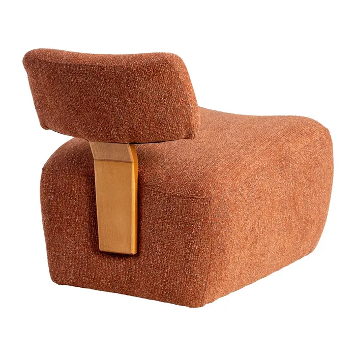 SILLÓN JASPEADO TEJA 60 X 72 X 64,50 CM - Imagen 6