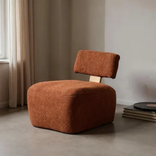 SILLÓN JASPEADO TEJA 60 X 72 X 64,50 CM