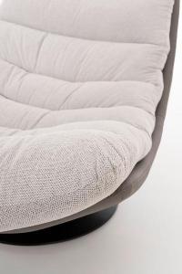 Sillón giratorio moderno de Artisa, tapizado en tejido suave y disponible en varios colores. Diseño ergonómico y elegante ideal para cualquier espacio del hogar.