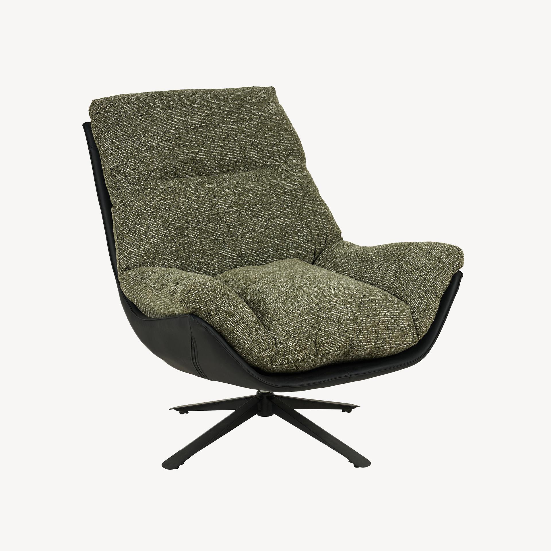 Sillón giratorio moderno de Artisa, tapizado en tejido suave y disponible en varios colores. Diseño ergonómico y elegante ideal para cualquier espacio del hogar.