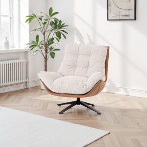 Sillón giratorio moderno de Artisa, tapizado en tejido suave y disponible en varios colores. Diseño ergonómico y elegante ideal para cualquier espacio del hogar.