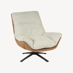 Sillón giratorio moderno de Artisa, tapizado en tejido suave y disponible en varios colores. Diseño ergonómico y elegante ideal para cualquier espacio del hogar.