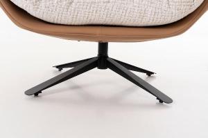 Sillón giratorio moderno de Artisa, tapizado en tejido suave y disponible en varios colores. Diseño ergonómico y elegante ideal para cualquier espacio del hogar.