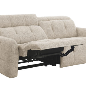 SOFÁ 3 PLAZAS CON 2 RELAX TEJIDO BEIGE