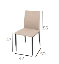 Medidas de la Silla Modelo 150