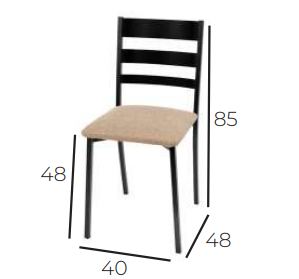 Medidas de la Silla Modelo 024