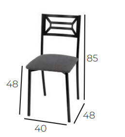 Medidas de la Silla Modelo 022