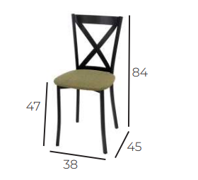 Medidas de la Silla Modelo 021