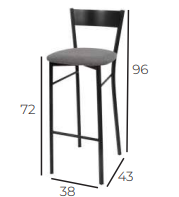 Medidas del Taburete Modelo 115