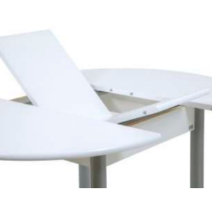 Detalle del sistema extensible de la mesa Mod. 420