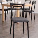 Silla metálica para cocina, perfecta para completar tu cocina. Amplio surtido de tapizados