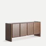 Mueble color marrón en madera con detalle moderno, que solo encontrarás en Artisa80