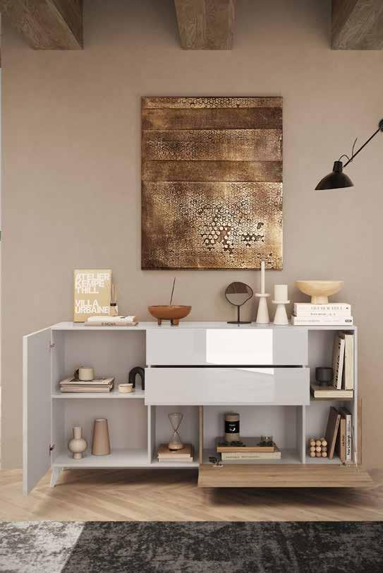 Muebles de salón comedor en kit Artisa