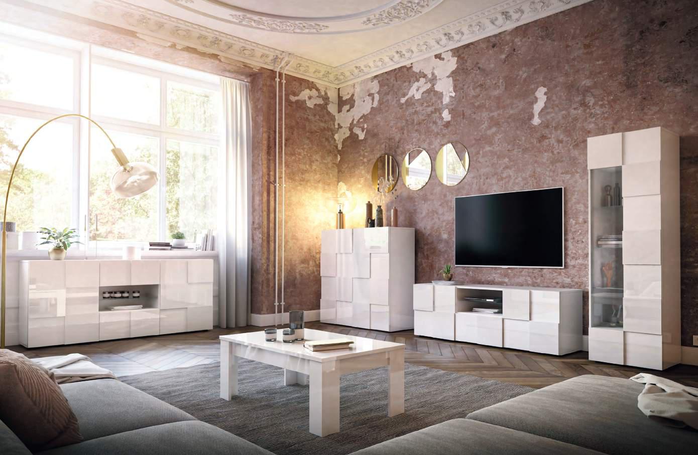 Muebles Artisa colección Dama con mueble de televisión y aparadores modernos