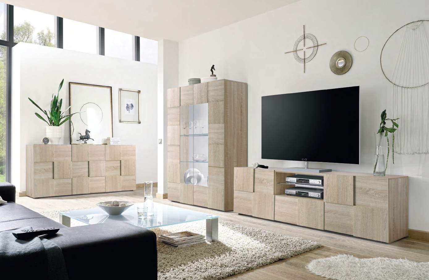 Muebles Artisa colección Dama con mueble de televisión y aparadores modernos