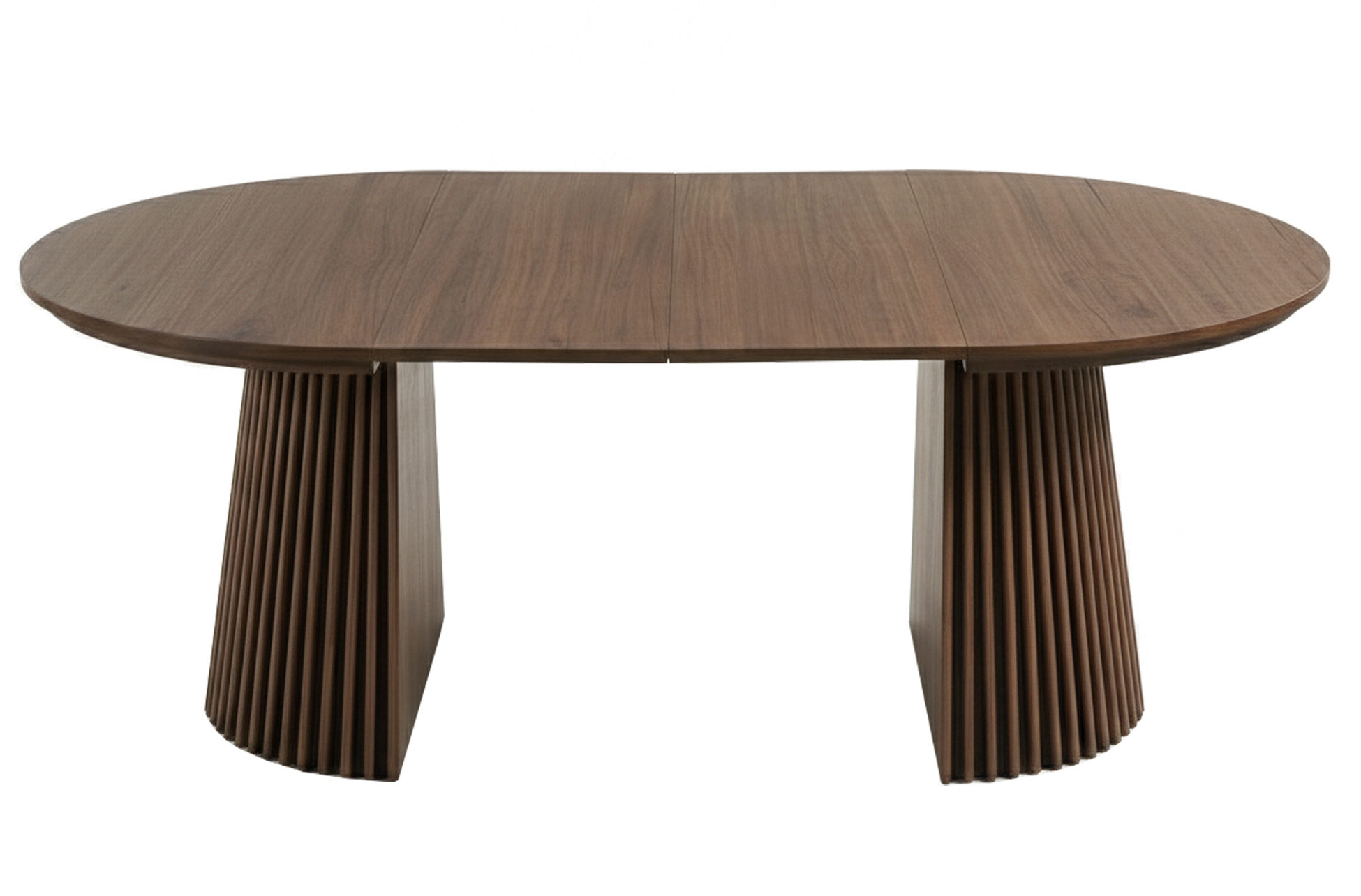 Mesa de comedor redonda extensible hasta 200cm - Imagen 4