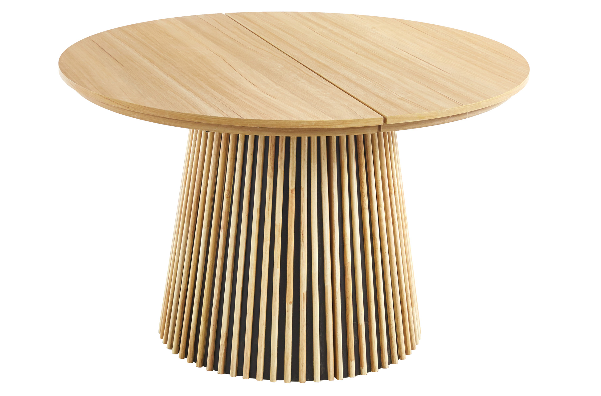 Mesa de comedor redonda extensible 120cm - Imagen 4