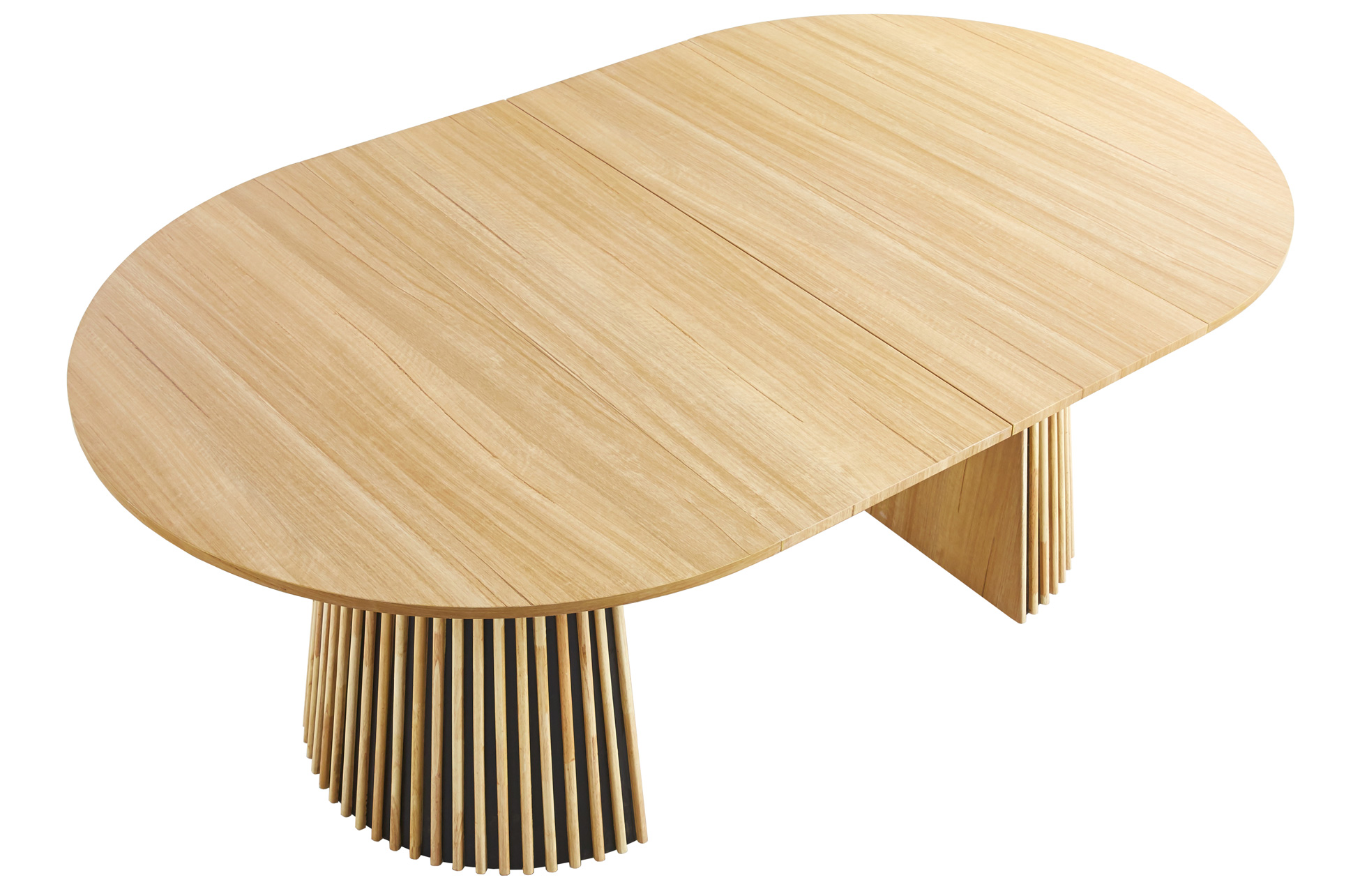 Mesa de comedor redonda extensible 120cm - Imagen 8