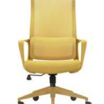 Silla ergonómica de oficina con ruedas silenciosas