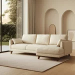 Sofá chaise longue de 3 plazas en oferta en Artisa, sofá cómodo y moderno ideal para el salón disponible en varios colores.