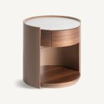 Conjunto de mesita de noche y cómoda para dormitorio moderno disponible en Artisa, muebles de estilo contemporáneo y líneas elegantes