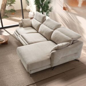 Sofá Alice de Pedro Ortiz con Chaiselongue Relax
