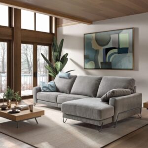 Sofá Olga de Pedro Ortiz con Chaiselongue