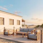 Muebles de exterior Artisa para verano en el hogar, conjunto de sofá y sillones para jardín y terraza con diseño elegante y confortable