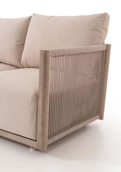 Muebles de exterior Artisa para verano en el hogar, conjunto de sofá y sillones para jardín y terraza con diseño elegante y confortable